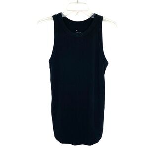 A New Day Women’s Black Ribbed Tank Sleeveless Top